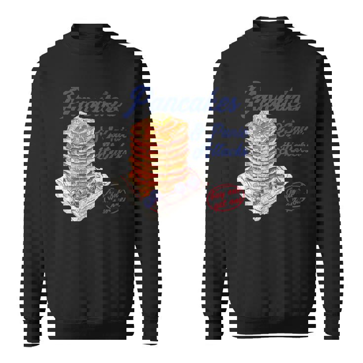 パンケーキとパニック発作 面白い メンタルヘルス 不安 スウェットシャツ