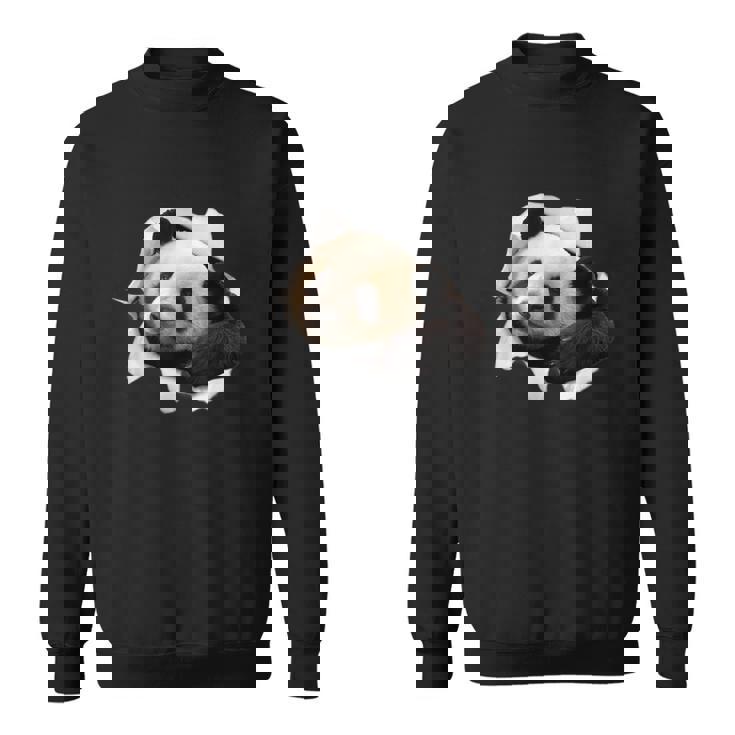 パンダ 面白いtシャツ メンズ 動物 グッズ おもしろ 面白い 服 ネタ 動物 珍獣 熊猫 スウェットシャツ