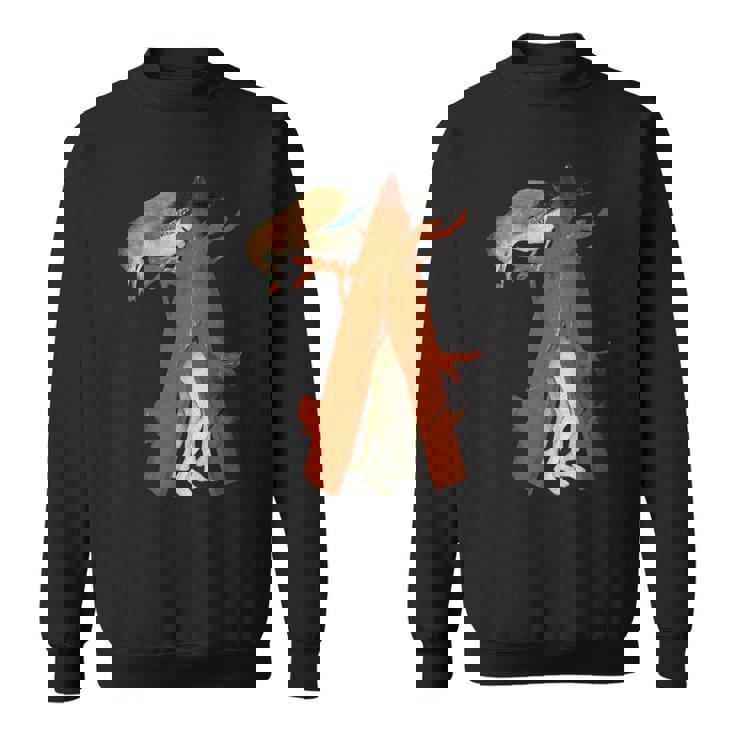 ヒエロニムス ボッシュ 鳥と木 地上の喜びの庭 スウェットシャツ