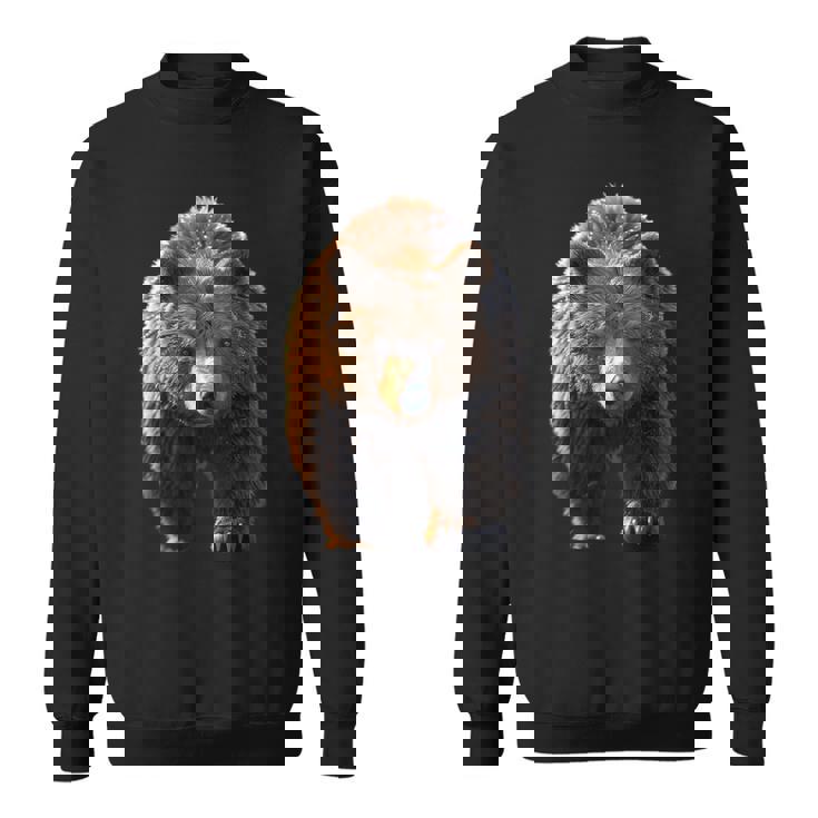 ヒグマ グリズリー ベア ブラザーズ フォレスト ワイルド ヒグマ スウェットシャツ