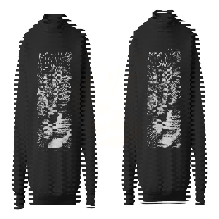 ヒップホップ Y2k Hip Hop Cat ヴィンテージ ヒップスター レトロ エッジの効いたストリートウェア 猫 スウェットシャツ