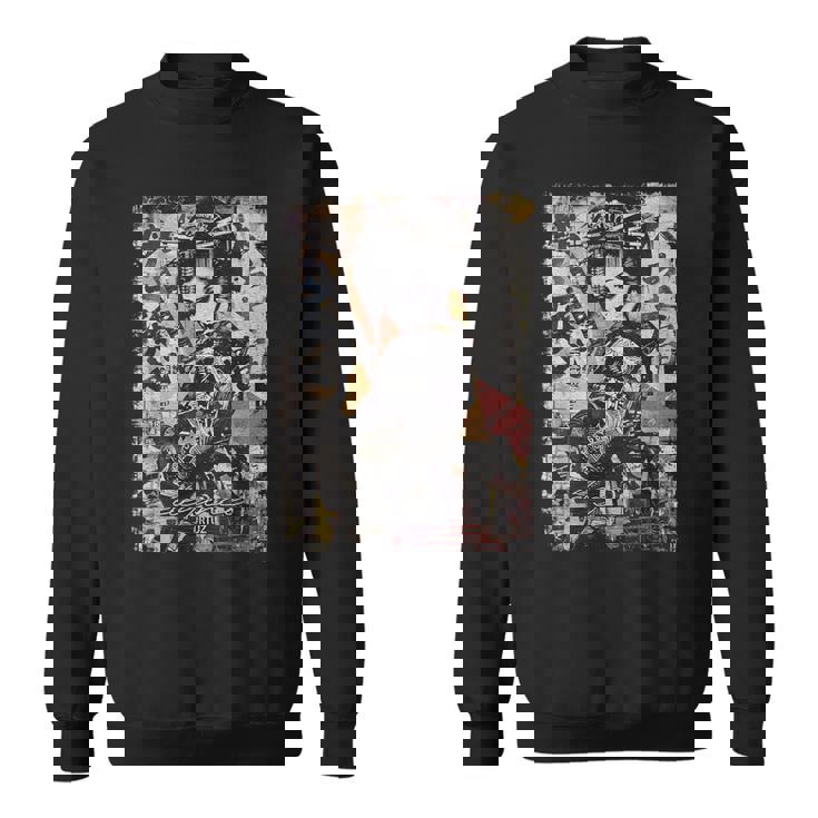 ヒップホップ Y2k ヴィンテージ ヒップスター エッジの効いたアーバン ストリートウェア 芸者 スウェットシャツ