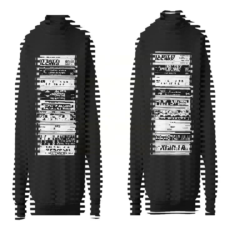 ヒップホップアーティスト カセット オールドスクールラップ スウェットシャツ