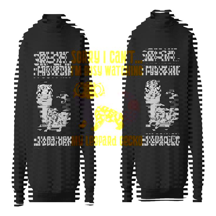 ヒョウモントカゲモドキについて考える かわいいトカゲ スウェットシャツ