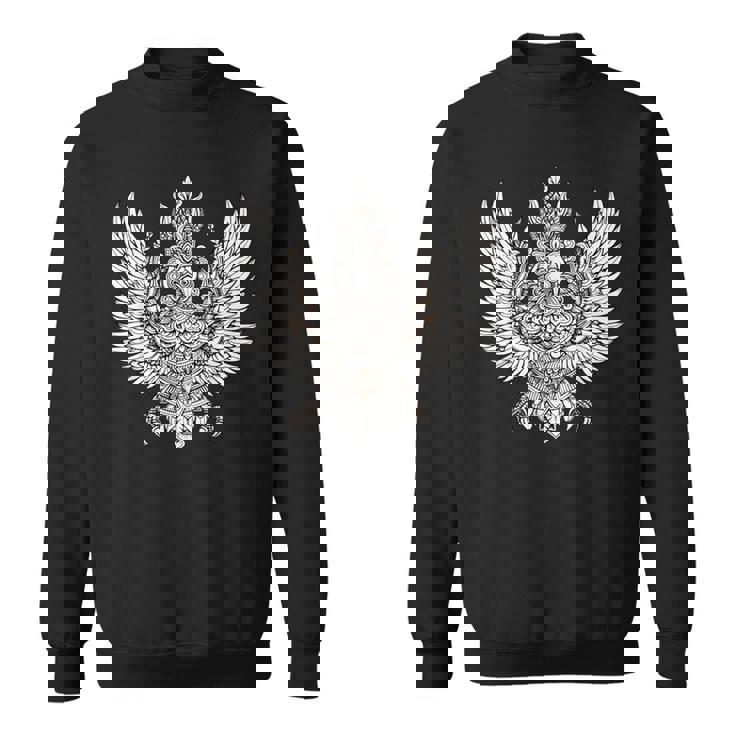 ヒンドゥー神話 ガルーダ ヒンドゥー教のガルーダ ヒンドゥー教の神ガルーダ スウェットシャツ