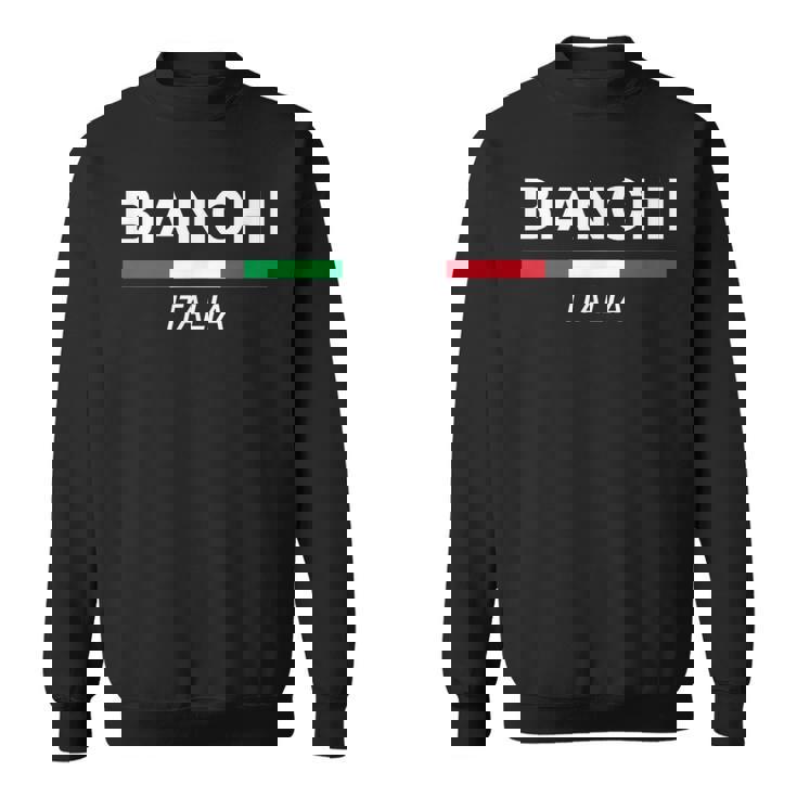 ビアンキ イタリア 家族名 イタリア 国旗 スウェットシャツ