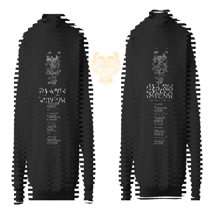 ビザンチンの歴史 ベリサリウスワールドツアー 中世小説 スウェットシャツ