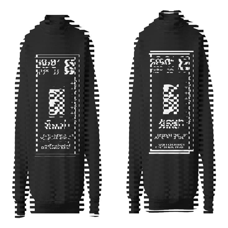 ビスマスエレメント白 スウェットシャツ