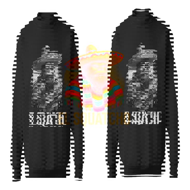 ビッグフット エル・スクワッチョ 面白い 南西メキシコ ソンブレロ スウェットシャツ