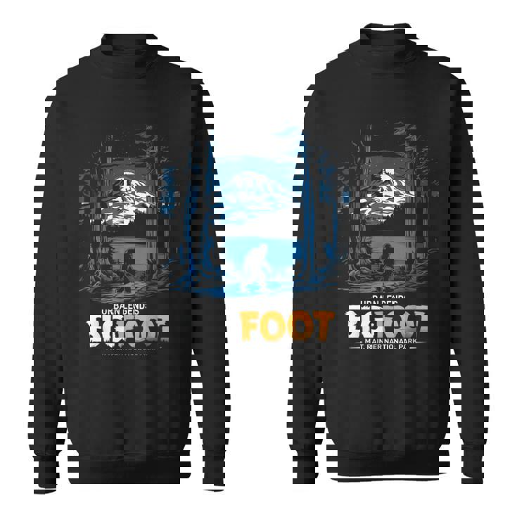 ビッグフット都市神話伝説マウントレイナー国立公園 スウェットシャツ