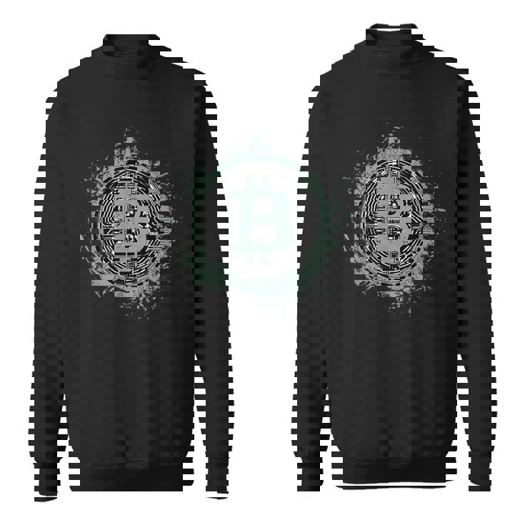 ビットコイン Btcシンボル 暗号とビットコイン スウェットシャツ