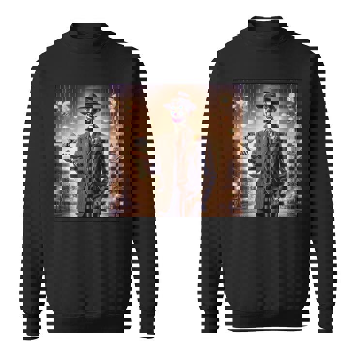 ビットコイン ピエロ ピエロ ミームコイン ミームマトリックス 長袖tシャツ スウェットシャツ