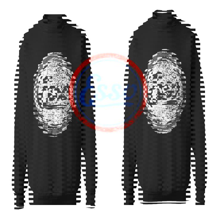 ビンテージ Esso ガソリンスタンドサイン スウェットシャツ