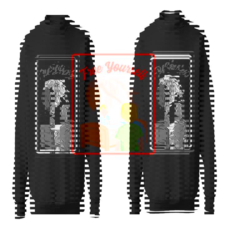 ビンテージ ホラー、取り憑かれた悪魔から解放される スウェットシャツ
