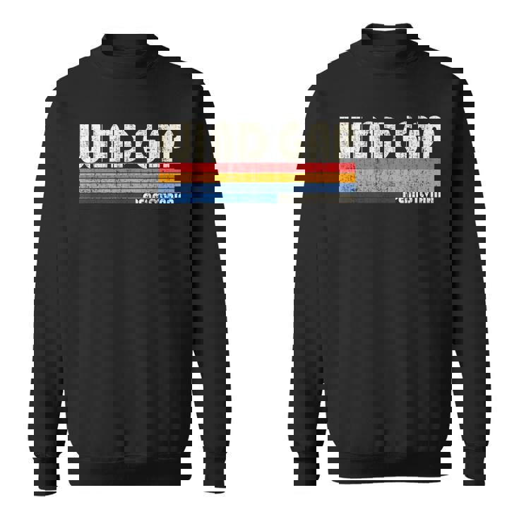 ビンテージ レトロ 70年代 80年代スタイル 風のギャップの故郷、Pa スウェットシャツ