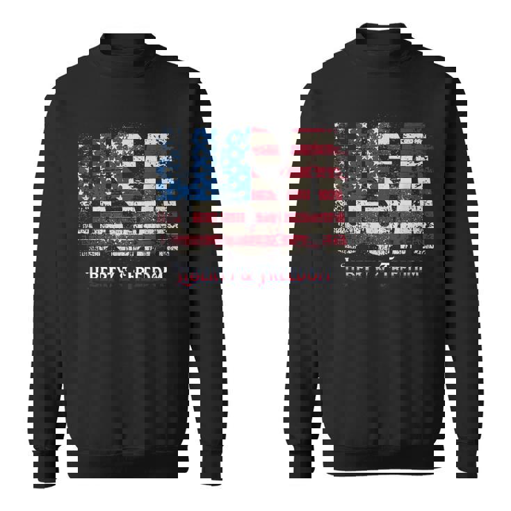 ビンテージ 愛国心あふれるアメリカ国旗 Usa メンズ レディース キッズ ギフト スウェットシャツ