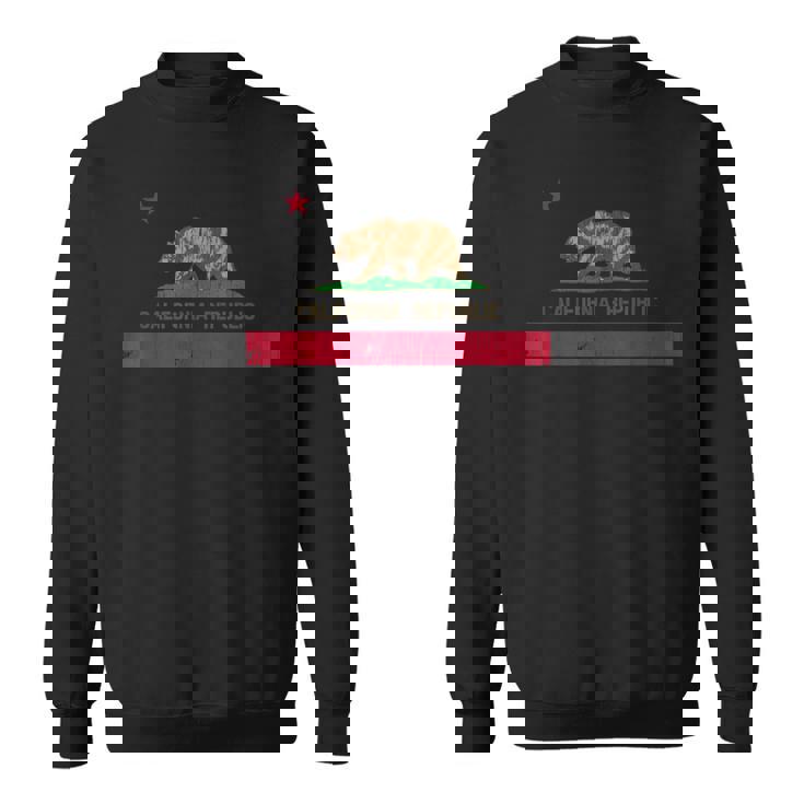 ビンテージ1846年カリフォルニアベアリパブリックカリフォルニア州旗 スウェットシャツ