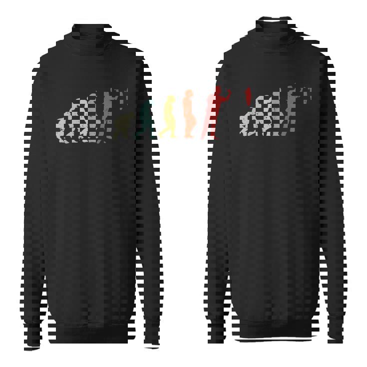 ビンテージダーツ進化面白いダーツダーツプレーヤーのギフト スウェットシャツ