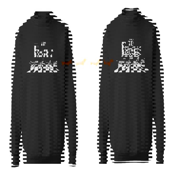 ビーグルス隊を楽しもう クール 面白い 犬 グラフィック クールなデザイン スウェットシャツ