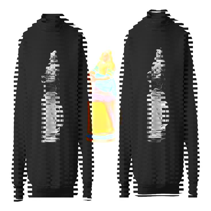 ビール 酒 面白いtシャツ フェルメール 飲み おもしろ 飲み会 のんべえ メンズ ネタ 服 アート グッズ スウェットシャツ