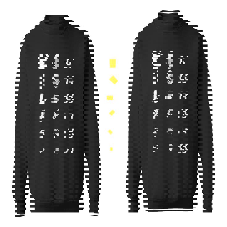 ビールがすき 視力検査 ビールジョッキ ビール 酒飲み 酒好き ビアガーデン ビール好き スウェットシャツ