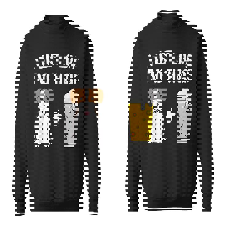 ビールジャック・ラッセル・テリア犬 スウェットシャツ