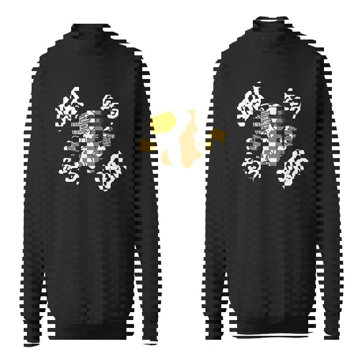 ビールセント・バーナード犬 スウェットシャツ