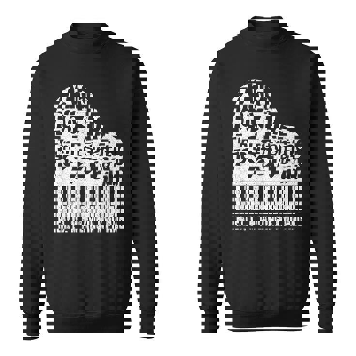 ピアノ 鍵盤 楽器 クラシック スウェットシャツ