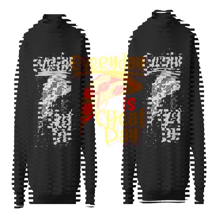 ピザ 美味しい食べ物 恋人 炭酸 不健康なダイエット チートデー スウェットシャツ