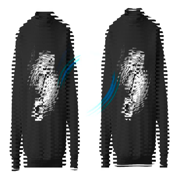 ピストンパワー 車愛好家のためのダイナミックエンジンデザイン スウェットシャツ