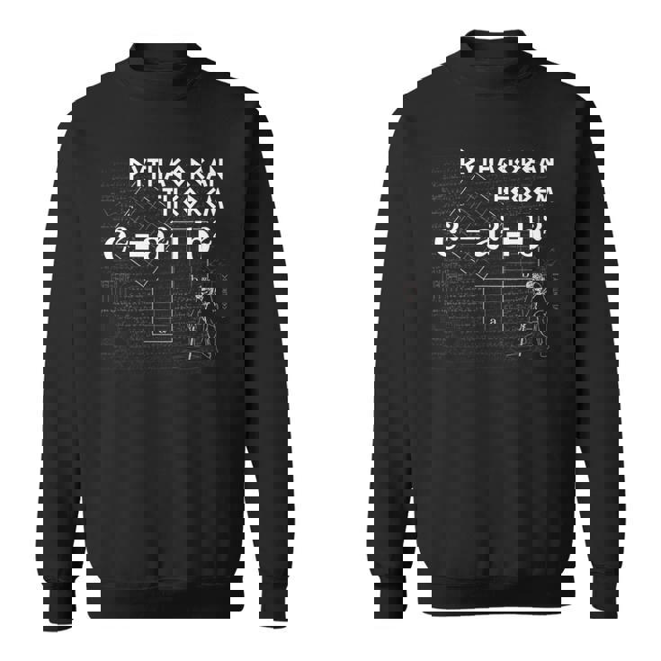 ピタゴラスの定理の設計-2 スウェットシャツ