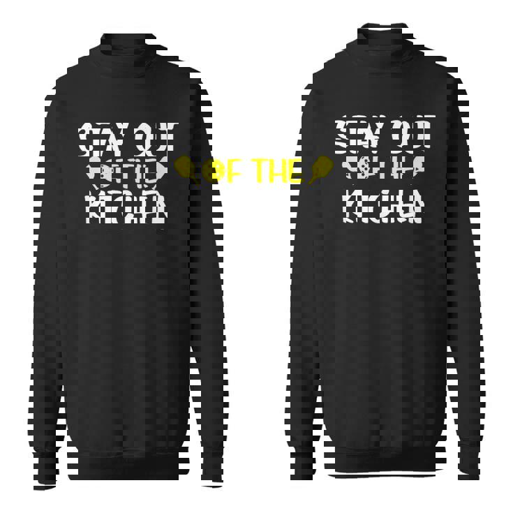 ピックルボール キッチンから離れてください ピックルボール スウェットシャツ