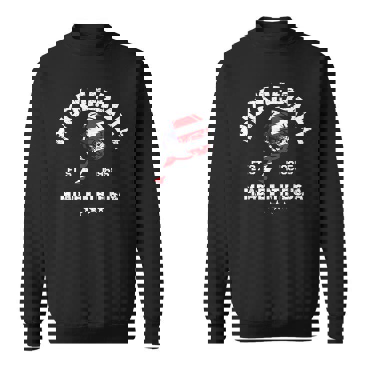 ピックルボール 愛国的 アメリカ国旗 Est 1965 スウェットシャツ