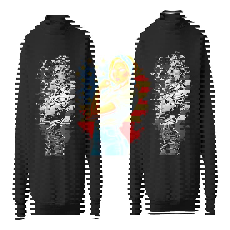 ピンアップセクシースタイルアメリカの象徴 スウェットシャツ