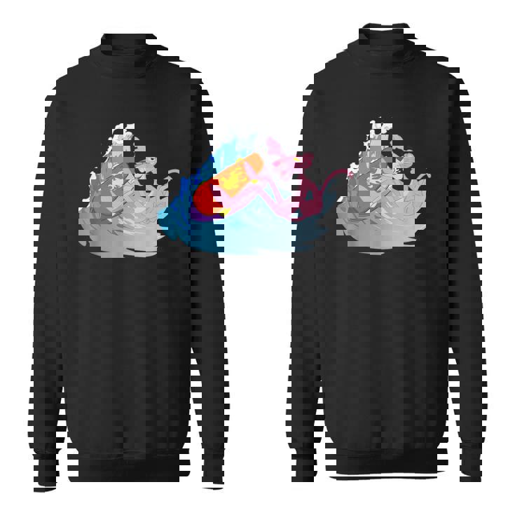 ピンクパンサー ビーチサーフィン 夏休み スウェットシャツ