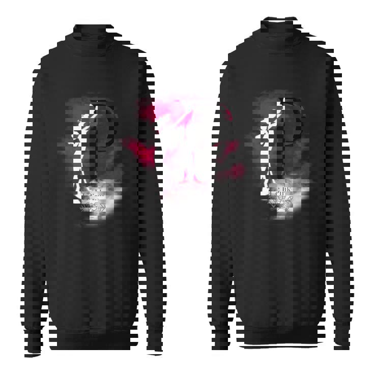 ピンクパンサー ル ピンクシルエット 霧の中 スウェットシャツ