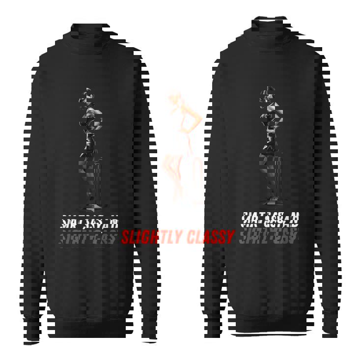 ピンナップガール スマート、生意気、やや上品 スウェットシャツ