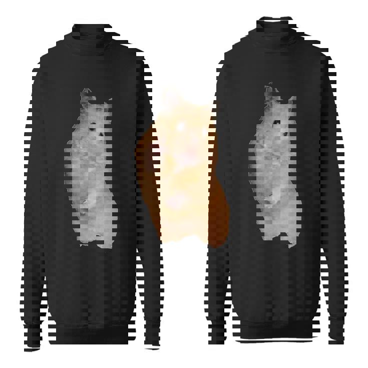 ピースサイン ハムスター ミーム スウェットシャツ