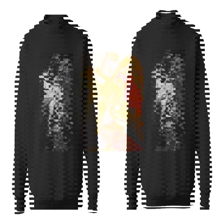 ピーター・ポール・ルーベンスによる「十字架からの降下」絵画 長袖tシャツ スウェットシャツ