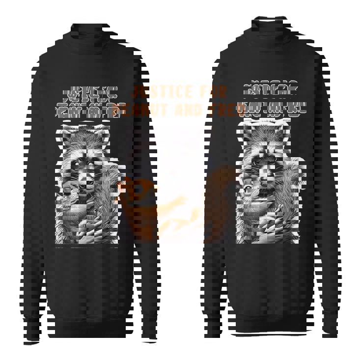 ピーナッツとフレッドの正義 ピーナッツリス フレッドアライグマ スウェットシャツ