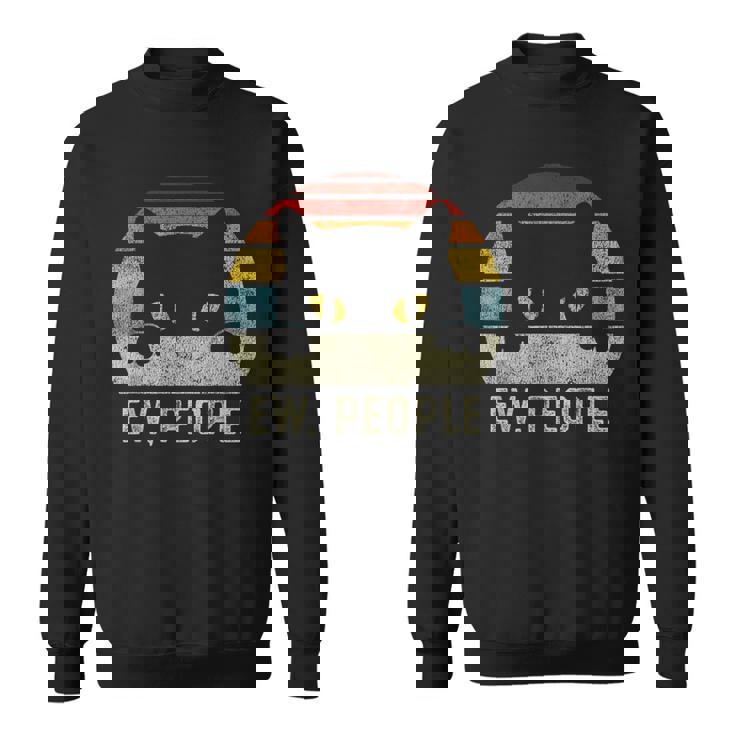 ピープルレトロキャットファンヴィンテージアンチソーシャルイントロバート スウェットシャツ