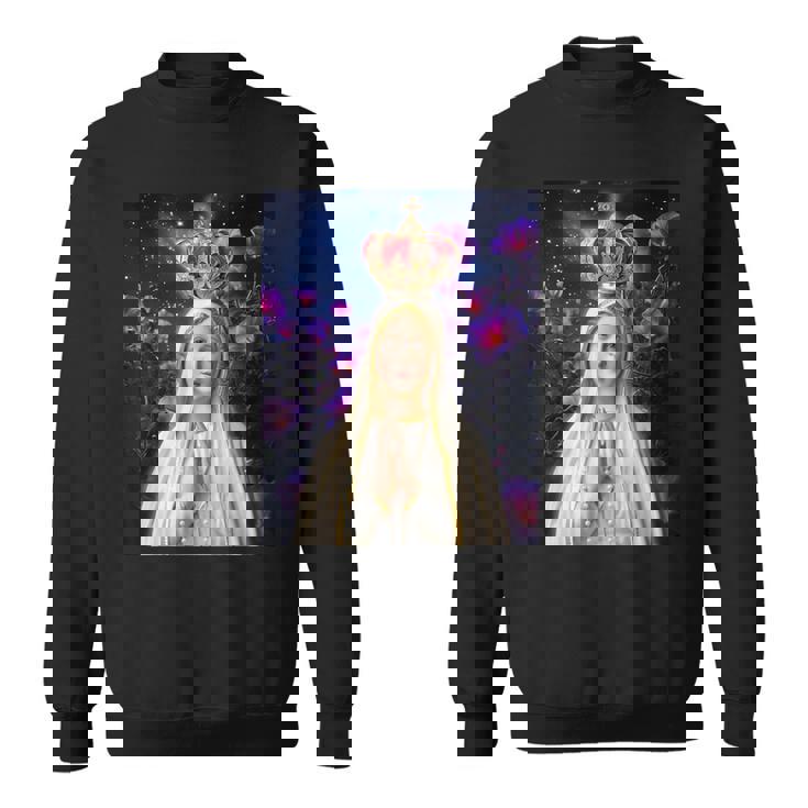 ファティマの聖母、聖母マリア、聖母、聖マリア スウェットシャツ