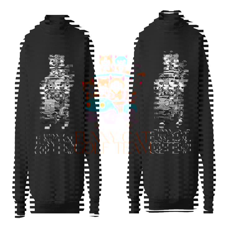 ファニーキャットゴルフチーム アニメ スウェットシャツ