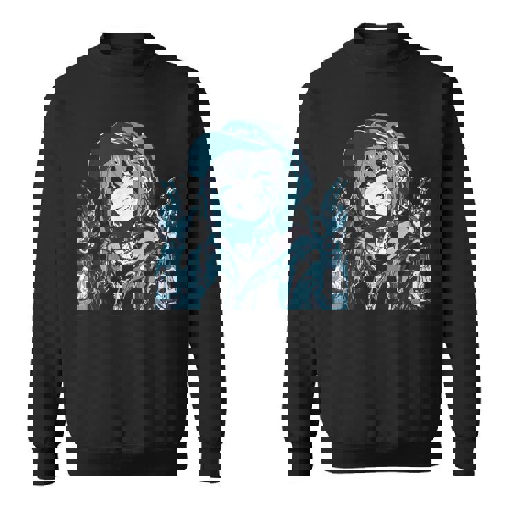 ファニースマイル サイバーパンク Nr 7 スウェットシャツ