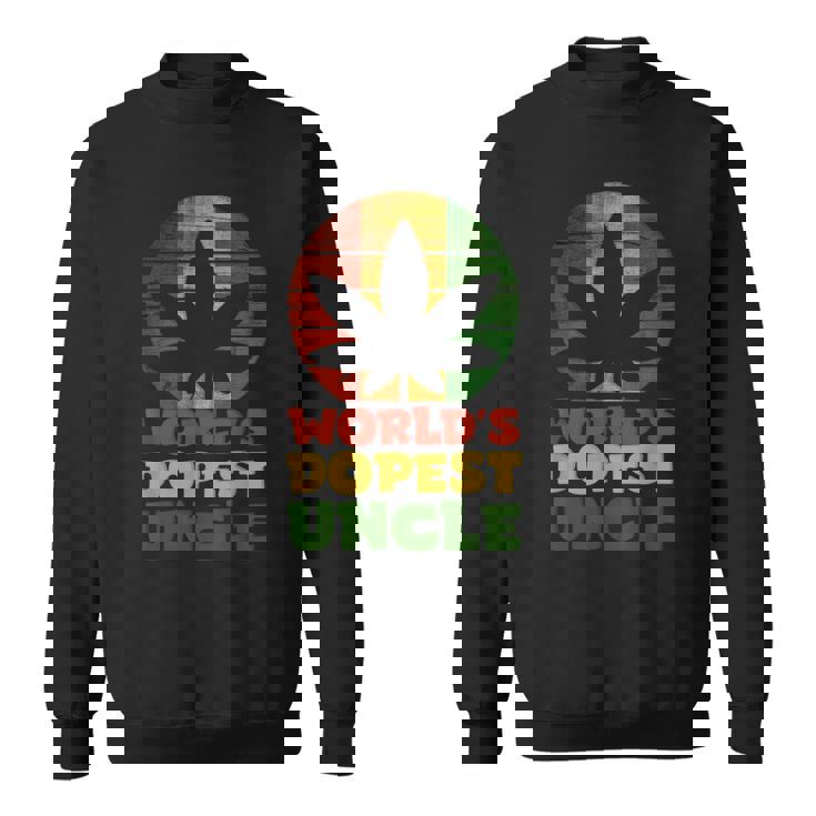 ファニーワールド クールな叔父さん ラスタカラー スウェットシャツ