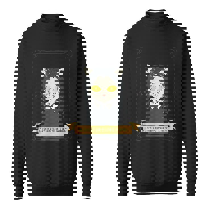 ファニー・キャット・ウェンズデー スウェットシャツ