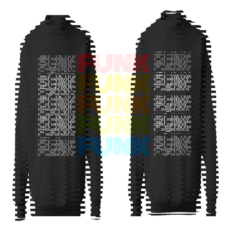 ファンキー70年代80年代レトロオールドスクールファンク スウェットシャツ