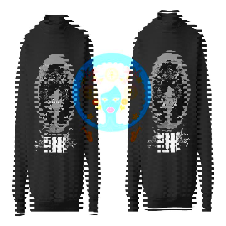 ファンク ソウルフル・ジャズ カラフル・ミュージック スウェットシャツ