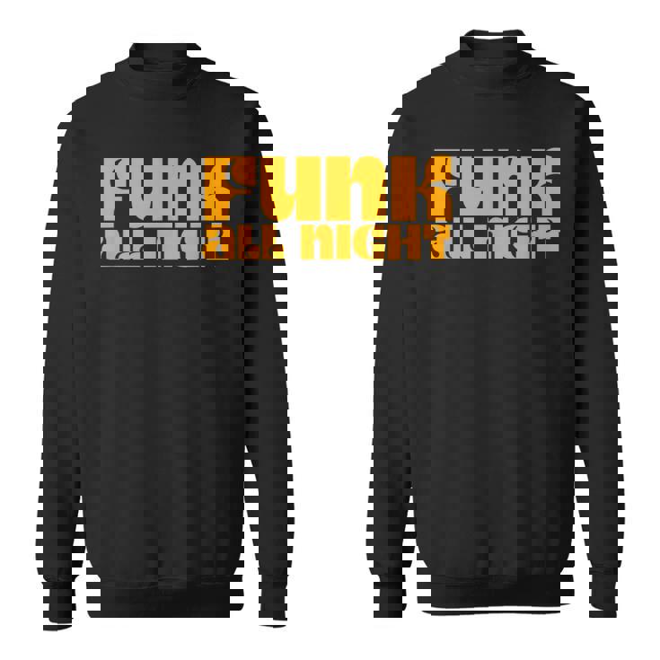 ファンク オールナイト 70年代 レトロ ソウル ファンク ディスコミュージック スウェットシャツ