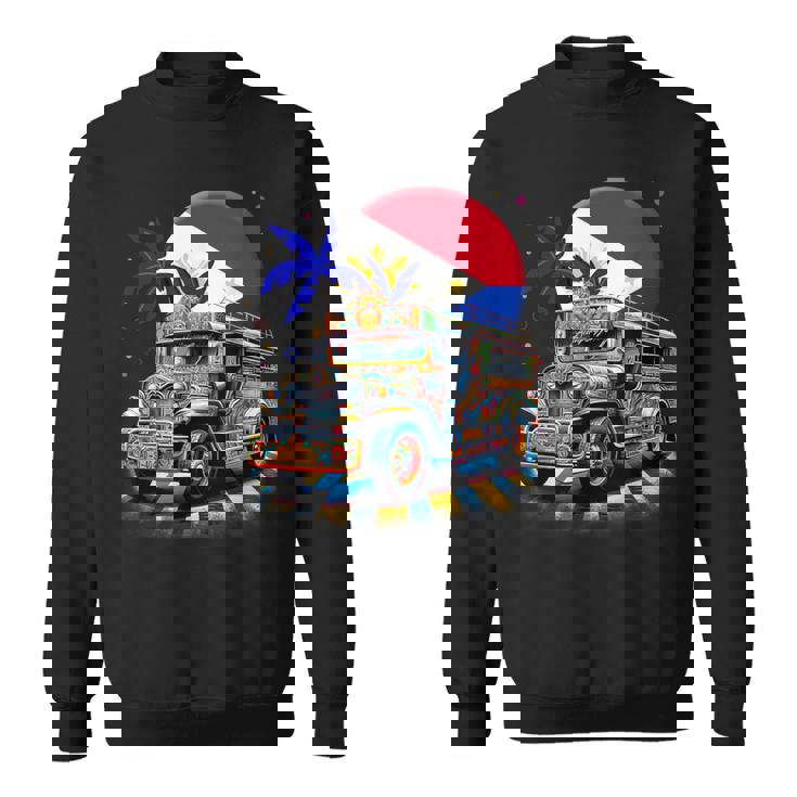 フィリピン 国旗 誇り フィリピン フィリピン ジープニー スウェットシャツ